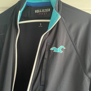 Small Hollister Sport Navy Blue  Zip Up Jacket